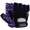 MRX Adjustable Weight Lifting Gloves Fingerless Gloves for Women, Reinforced Palm and Secure Closure, Leather Hand Protection Gear for Gym, Training and Exercise view 3