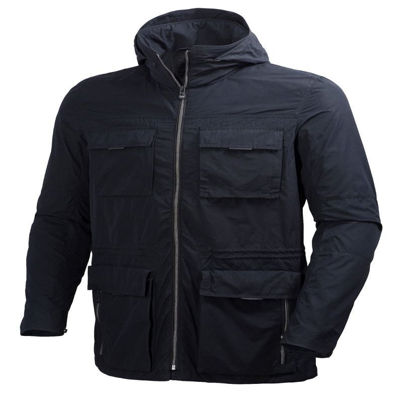 Helly Hansen Ask Spring Men's Parka Jacket (XX-Large, Black)