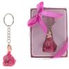 Sweet 15 Lady Holding Wand Key Chain - Fuschia, CASE OF 48 view 1