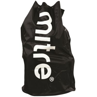 Mitre Football Bag | Heavy Duty | Adjustable Straps, Black, 20 Balls