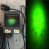 Barnacle Burning, Saltwater Approved, Underwater Fish Light Brilliant Green 14,000 Lumen Single Dock Light Kit, 50' Marine Grade Lamp Cable, Automatic Dusk to Dawn, Easy Self Installation