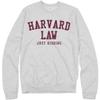 Customized Girl Harvard Law Just Kidding Sweatshirt Crewneck Harvard Sweatshirt - Gildan Unisex Crewneck Sweatshirt view 1