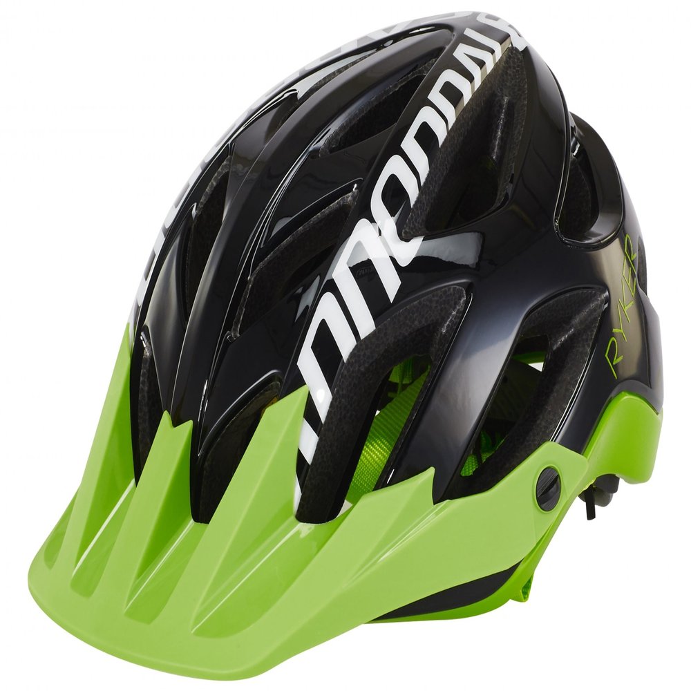 Cannondale Ryker AM Mountain Bicycle Helmet (Black/Green - S)