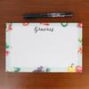 Groceries Notepad- Watercolor Style view 1