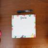 Groceries Notepad- Watercolor Style view 2
