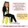 hi!mom Girls Cotton Leggings Kids Pants Plain Full Length Children Trousers Age 2-13 White view 3