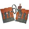 warreplica German WWII MP44 Magazine Pouch Set Reproduction in Web and Leather, Durable Design for Collectors, reenactors, and Display. view 2
