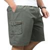 YangguTown YGT Men's Cotton Full Elastic Waist Cargo Shorts view 1