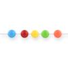 Brock String, Vision Convergence Insufficiency Training Tool for Eye Muscle Strengthening, Focus Exercise and Agility, 6 Ft with 5 Beads, White view 3