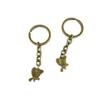 5 Pieces Antique Bronze Keychain Key Chain Tags Keyring Ring Jewelry Making Charms Supplies KC0447 Little Eagle view 1