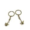 1 Pieces Antique Bronze Keychain Key Chain Tags Keyring Ring Jewelry Making Charms Supplies KC0157 Flagon Wine Pot view 1