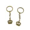 1 Pieces Antique Bronze Keychain Key Chain Tags Keyring Ring Jewelry Making Charms Supplies KC0750 Crown view 1