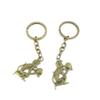 1 Pieces Antique Bronze Keychain Key Chain Tags Keyring Ring Jewelry Making Charms Supplies KC0751 Monkey Peach view 1
