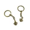 20 Pieces Antique Bronze Keychain Key Chain Tags Keyring Ring Jewelry Making Charms Supplies KC0321 Rome Spear Head view 1