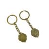 1 Pieces Antique Bronze Keychain Key Chain Tags Keyring Ring Jewelry Making Charms Supplies KC0331 Alphabet N Signs view 1