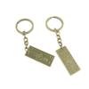 1 Pieces Antique Bronze Keychain Key Chain Tags Keyring Ring Jewelry Making Charms Supplies KC0612 100 Dollar view 1