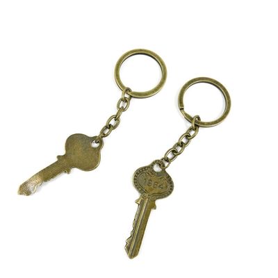 5 Pieces Antique Bronze Keychain Key Chain Tags Keyring Ring Jewelry Making Charms Supplies KC1020 1964 Key