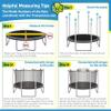 Upper Bounce Universal Trampolines Safety Nets Round Trampoline Frame - Trampolines Replacement Net - Compatible Most Trampoline Brands view 3