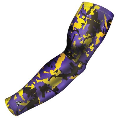 B-Driven Pro-Fit Sports Compression Arm Sleeve for Men Women & Youth Camouflage Designs Support Circulation & Cooling for Baseball, Football, Basketball, & Outdoor Sports Protective Sleeve (Single)