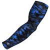 Football Arm Sleeve for all sports Baseball Basketball Bowling or Other Activities. Large, Blue. For Men and Women. By B-Driven Sports. 12mmGH compression. view 1