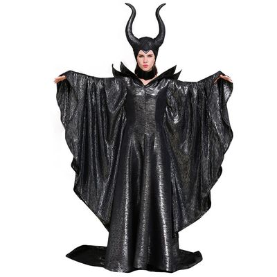 CosplayDiy Women's Costumes of Maleficent Angelina Jolie Dark Witch Queen Dress M