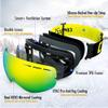COPOZZ Ski Goggles, G1 OTG Snowboard Snow Goggles for Men Women Youth, Interchangeable Double Layer Anti Fog UV Protection Lens, Polarized Goggles Available (G1-Pink Frame Pink Lens(VLT 52%)) view 2