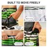 Kanu Surf Toddler Boys Reflection Quick Dry Beach Swim Trunk, Reflection Black/Green, 3T view 4
