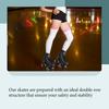 Sure-Grip Fame Indoor Rollerskates (Black, Mens 3 / Womens 4) view 2