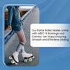 Sure-Grip White Fame Roller Skates for Women - Made of Nylon & Aluminum - 57mm Polyurethane Indoor Wheels for Skating - Super X Trucks Extended Support for Larger Sizes - Suitable for Beginners view 3