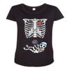 Baby Basketball Ball Sports Pregnant Mommy Maternity DT T-Shirt Tee (X-Large, Black) view 1