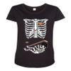 Baby Hockey Puck Sports Cute Pregnant Mommy Maternity DT T-Shirt Tee (Small, Black) view 1