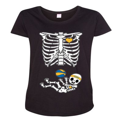 Baby Basketball Ball Sports Pregnant Mommy Maternity DT T-Shirt Tee (Large, Black)