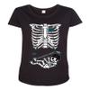 Baby Hockey Puck Sports Cute Pregnant Mommy Maternity DT T-Shirt Tee (X-Large, Black) view 1