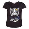Baby Hockey Puck Sports Cute Pregnant Mommy Maternity DT T-Shirt Tee (Large, Black) view 1