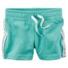 Carter's Baby Girls' French Terry Shorts (3 Months, Turquoise) view 1