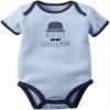 Carters Baby Boys Perfect Gentleman Bodysuit Blue 3M view 1