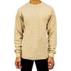 Access Men's Heavyweight Long Sleeve Thermal Crew Neck Top Khaki 3X view 1