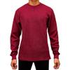 Access Men's Heavyweight Long Sleeve Thermal Crew Neck Top Burgundy 4X view 1