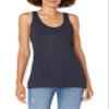 LOST GODS Women's Geometric Arrow Racerback Tank Top - Navy Blue Heather - Medium view 1