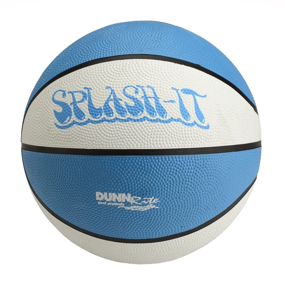 DUNNRITE Products Large 9" Diameter Pool/Water Basketball (Blue) 