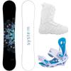 Package-System MTNW Women's Snowboard-150 cm-Siren Mystic Bindings-Siren Lux Women's Snowboard Boots-10 view 1