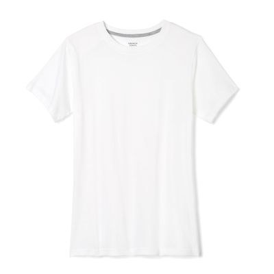 French Toast Boys Short Sleeve Crewneck Tee T Shirt, White, 3 US