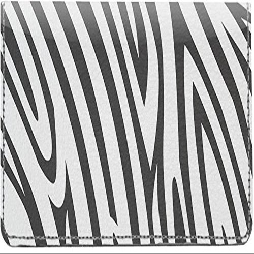 123 Cheap Checks Zebra Stripes Designer Checkbook Cover, with Credit Card Slots and Pen Loop