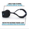 BOSS FITNESS PRODUCTS - Extra Large Heavy Duty Door Anchor - Great for Resistance Bands, Physical Therapy Bands, and Closed Loop Bands view 2