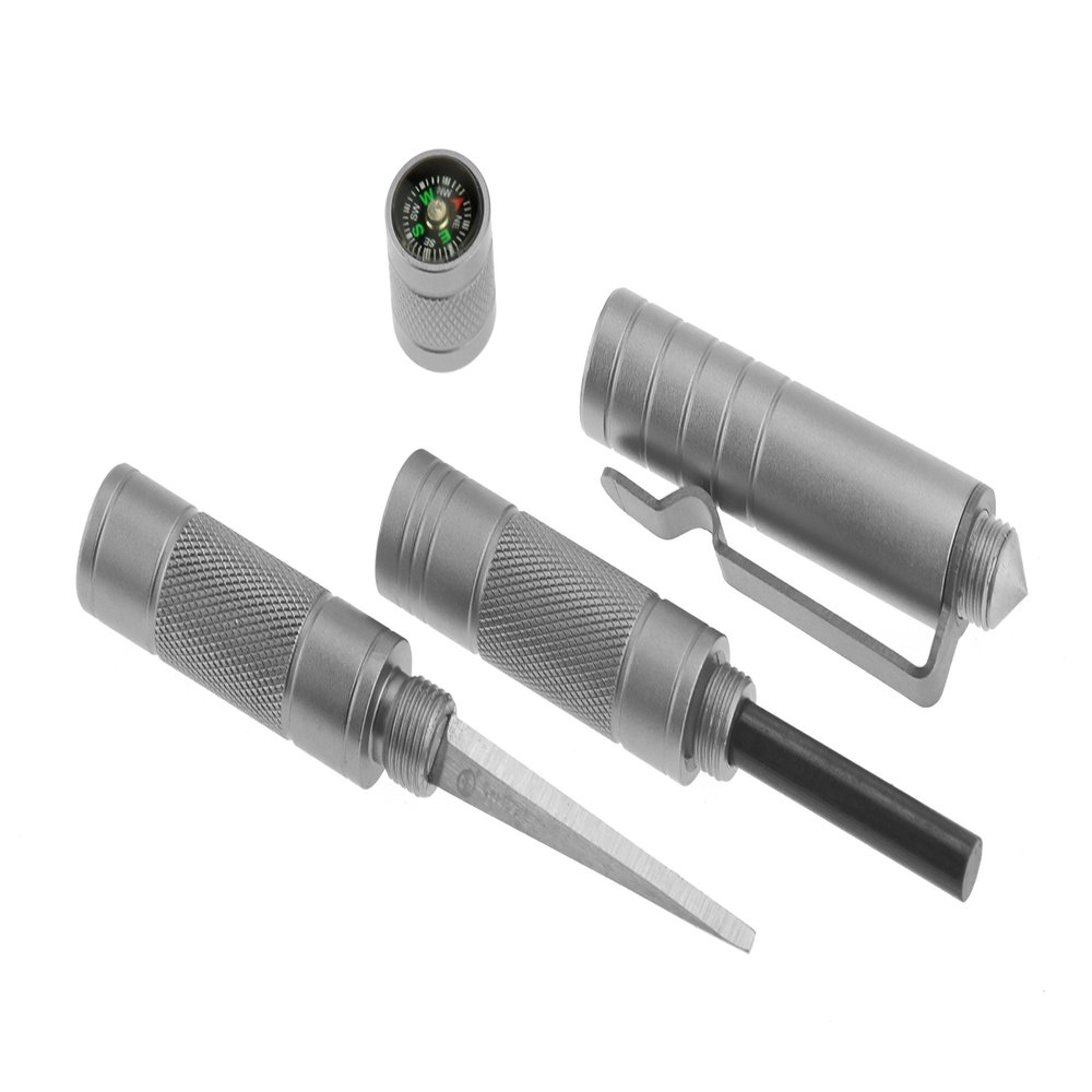 SE 5-IN-1 Compact Gunmetal Metallic Survival Tool - KSP31-5MT