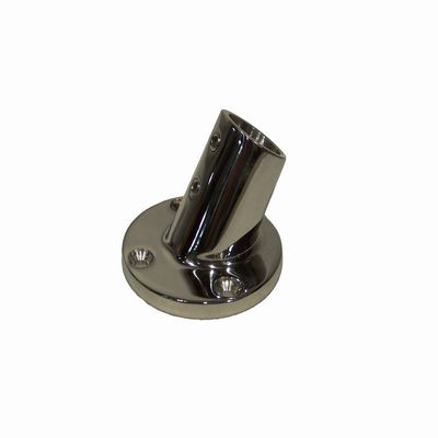 Aurora Hand Rail Fitting 60 deg Round Base 1" Tube Stainless