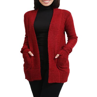 NE PEOPLE Womens Light Weight Open Front Knee Length Long Sleeve Cardigan Sweater