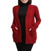 NE PEOPLE Womens Light Weight Open Front Knee Length Long Sleeve Cardigan Sweater view 1