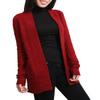 NE PEOPLE Womens Light Weight Open Front Knee Length Long Sleeve Cardigan Sweater view 2