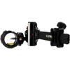 Axcel ACUT-C319-4BK Accu Touch Carbon Pro Stat 3 Pin .019 Archery Sight, Left Hand/Right Hand view 2